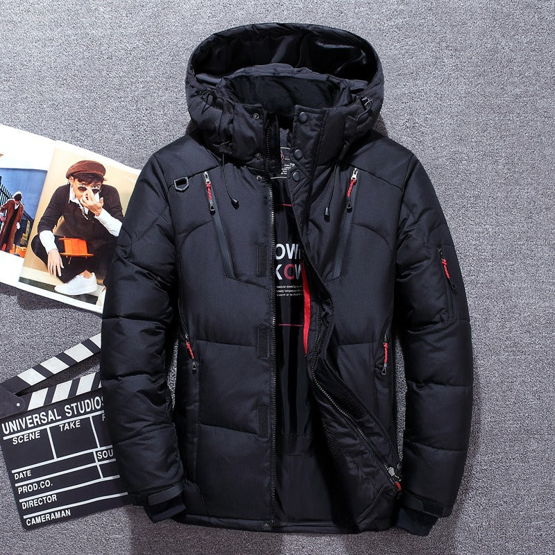 Men's Ultra Warm Winter Jacket - Ideal for Cold Weather and Outdoor Activities