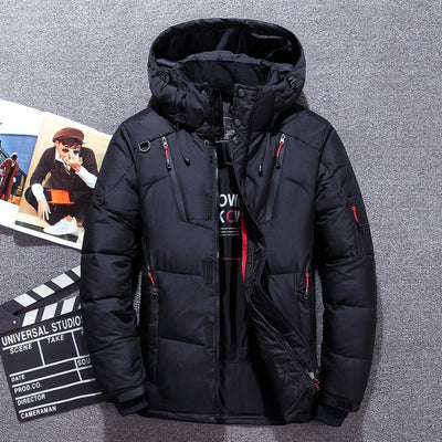 Men's Ultra Warm Winter Jacket - Ideal for Cold Weather and Outdoor Activities