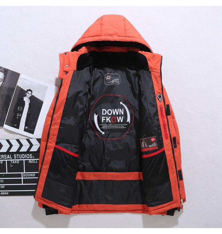 Men's Ultra Warm Winter Jacket - Ideal for Cold Weather and Outdoor Activities