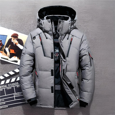 Men's Ultra Warm Winter Jacket - Ideal for Cold Weather and Outdoor Activities