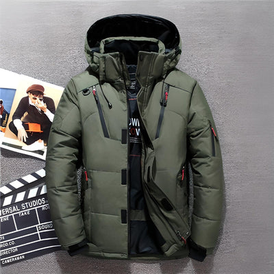 Men's Ultra Warm Winter Jacket - Ideal for Cold Weather and Outdoor Activities