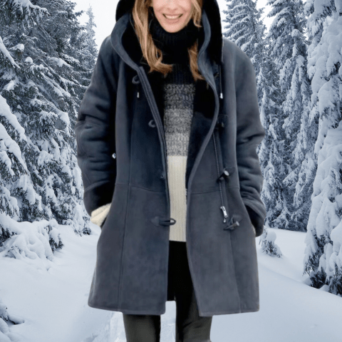 Soft women's coat perfect for winter