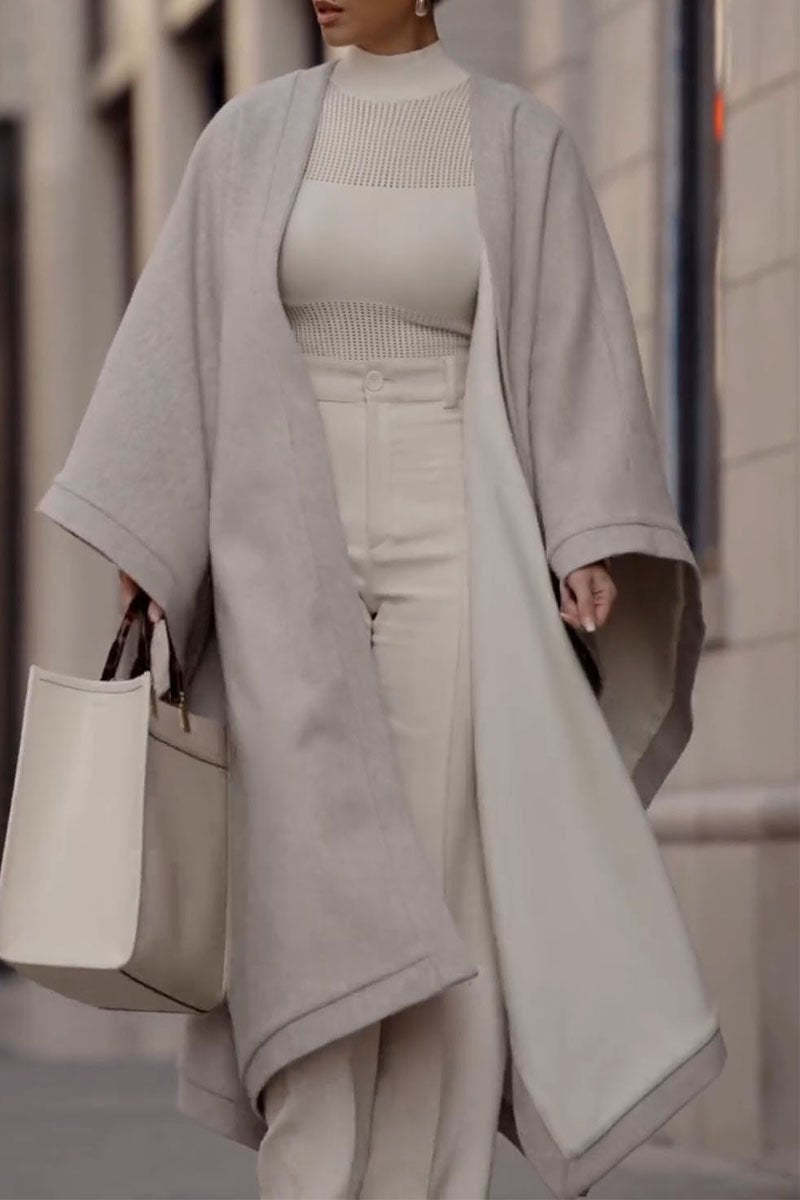 Cardigan Large and Elegant for Women with Blocs de Couleur