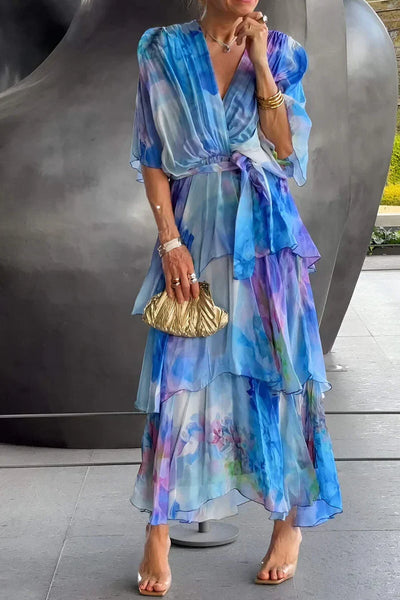 Cecilia | Elegant chiffon dress