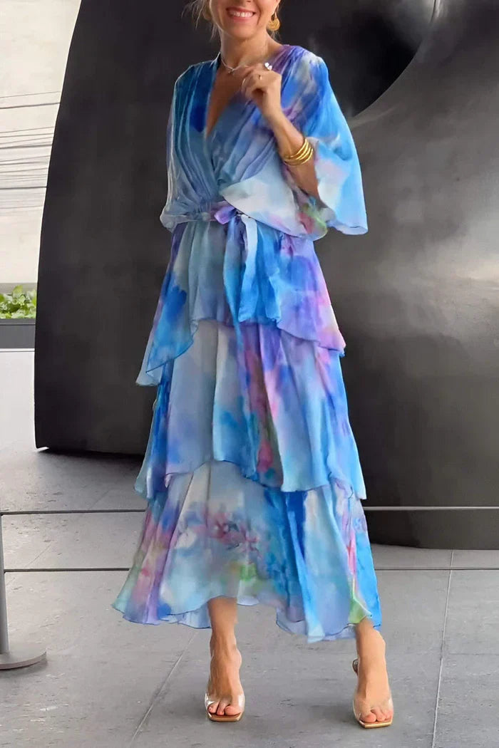 Cecilia | Elegant chiffon dress