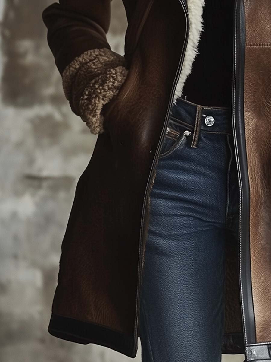 Warm and elegant women's coat, perfect for winter