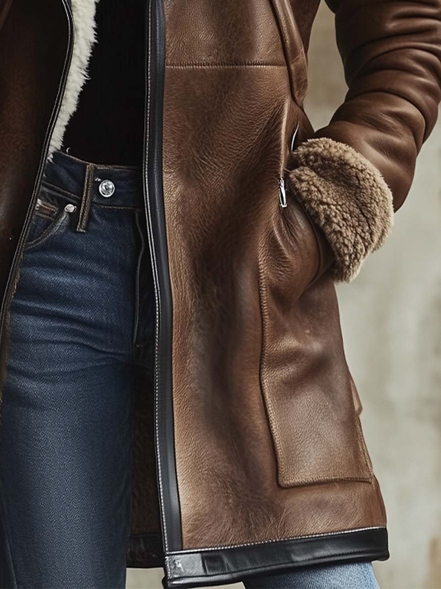 Warm and elegant women's coat, perfect for winter