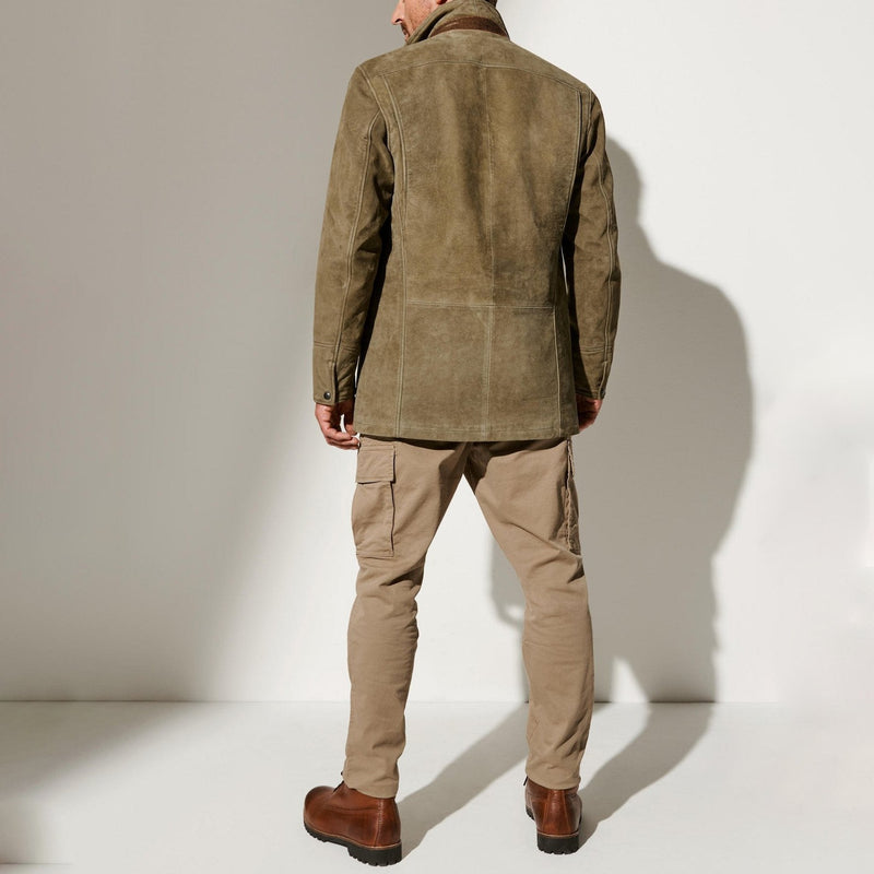Men's jacket with a vintage and modern design