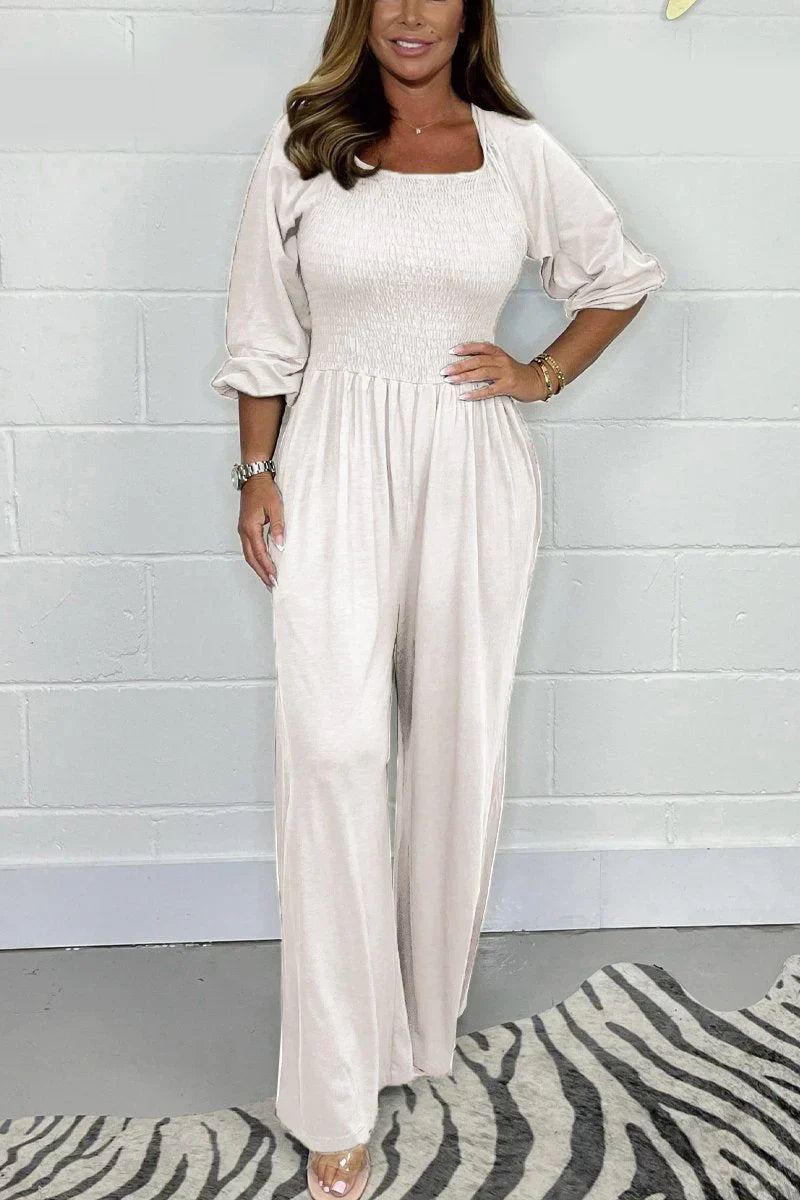 Lara - Plain Casual Jumpsuit