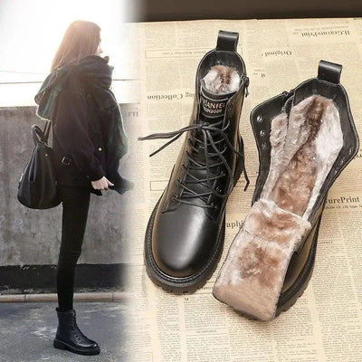 Warm Lined Winter Boots - Stylish Boots for the Cold