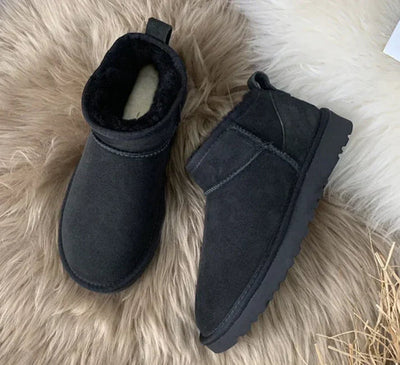 Comfortable and warm ankle boots for everyday use with a modern design
