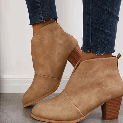 Irina - V-shaped ankle boots
