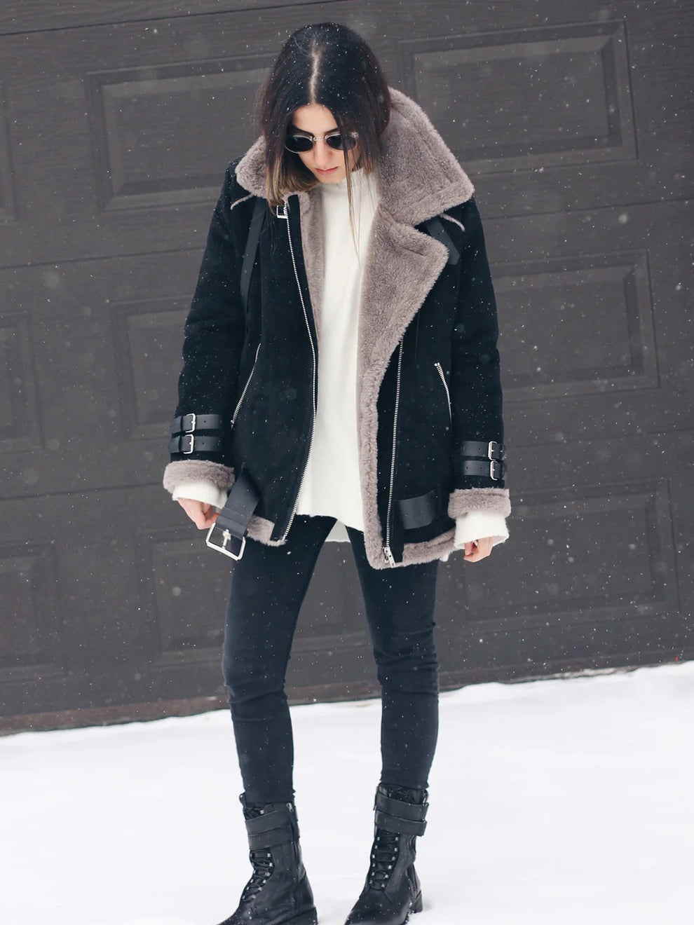 Modern and comfortable women's winter coat