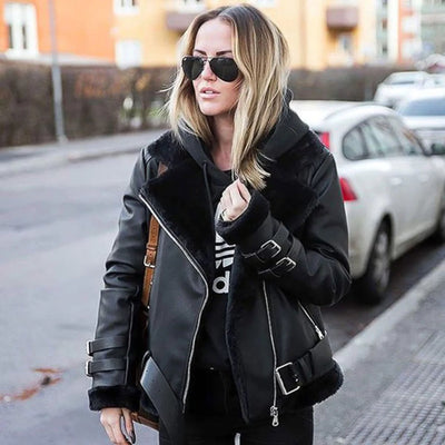 Modern and comfortable women's winter coat