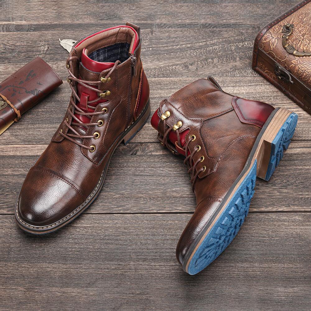 Men's western style boots with modern design