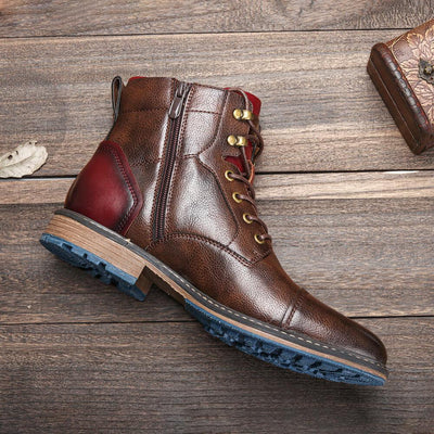 Men's western style boots with modern design