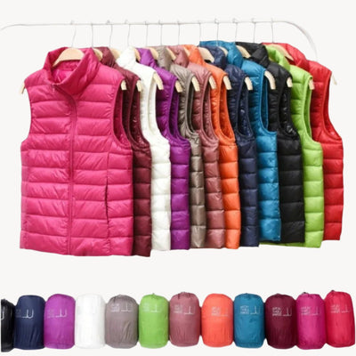 Elegant women's vest, ideal for mid-season and versatile use