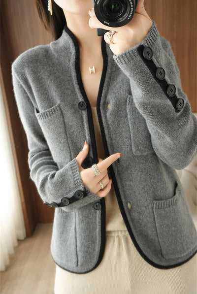Classic elegance: a sweater for the modern woman