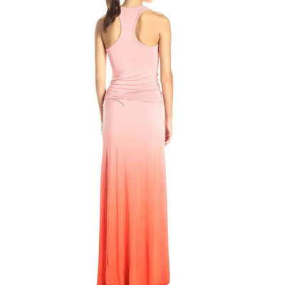 Retro-style sleeveless long dress for casual and beach days
