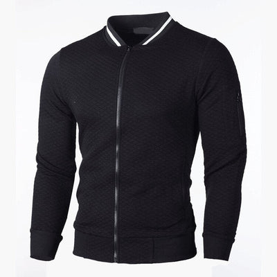 Men's casual jacket with a minimalist and warm design