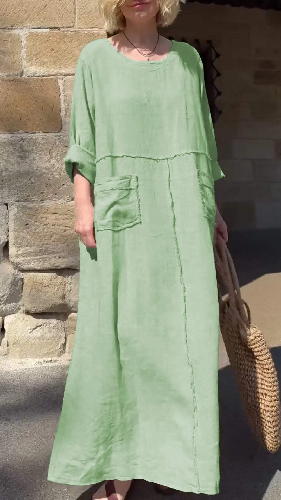 Amalie - Long-sleeved casual dress
