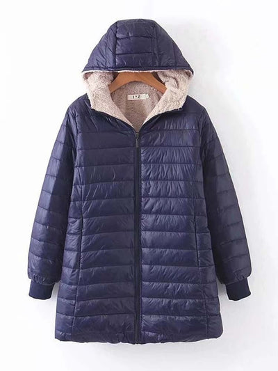 Warm winter jacket for women with stylish design