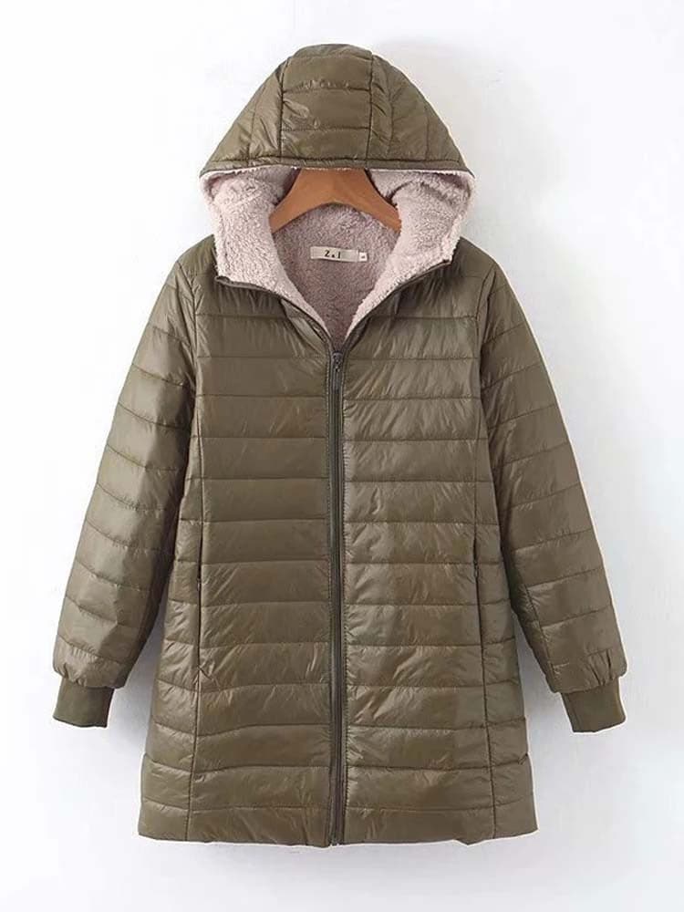 Warm winter jacket for women with stylish design