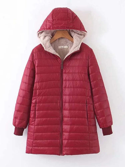 Warm winter jacket for women with stylish design
