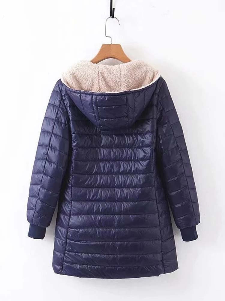 Warm winter jacket for women with stylish design