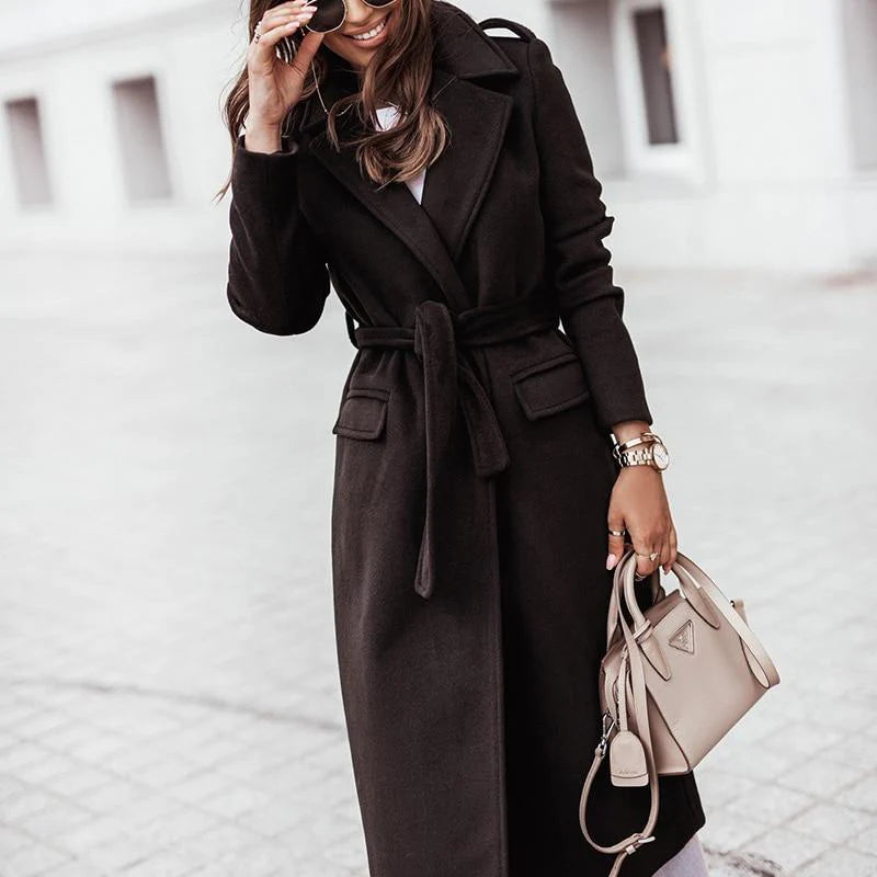 Modern and warm winter coat for women