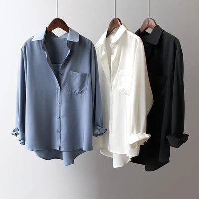 Reverie Lotus Satin Blouse