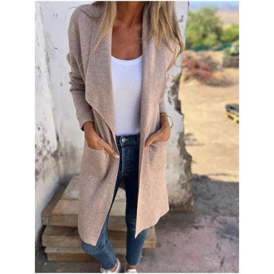 Cardigan with pockets and long sleeves