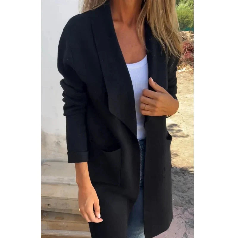 Cardigan with pockets and long sleeves