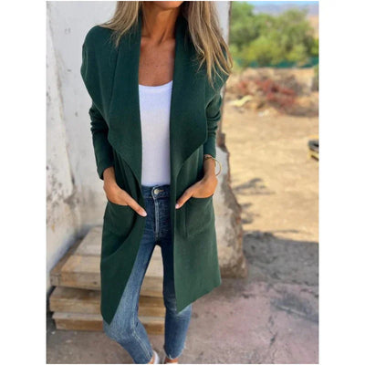 Cardigan with pockets and long sleeves