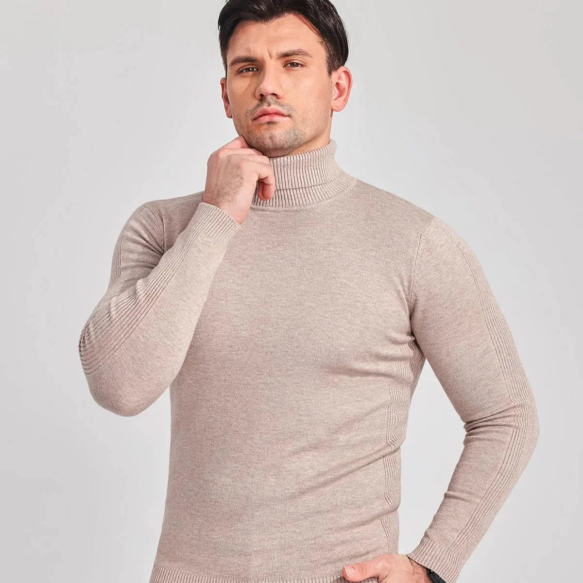 Classic and Elegant Turtleneck Sweater for Men