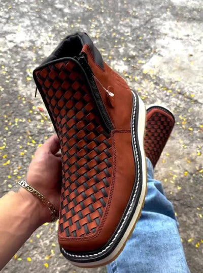 Men's Western Cowboy Boots - Classic and Durable Design