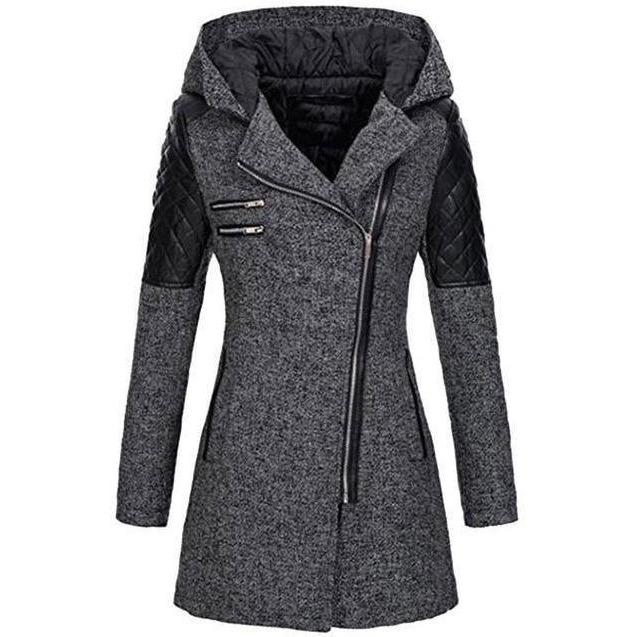 Casual Coat with Patch Design for a Stylish Look