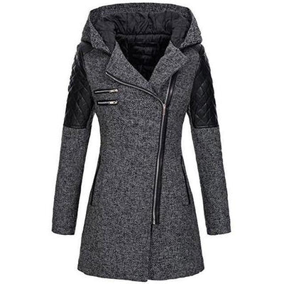 Casual Coat with Patch Design for a Stylish Look