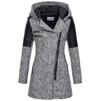Casual Coat with Patch Design for a Stylish Look