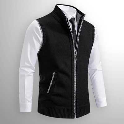 Men's Sleeveless Full Zip Mira Style Vest