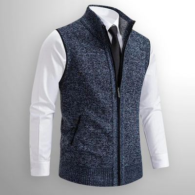 Men's Sleeveless Full Zip Mira Style Vest