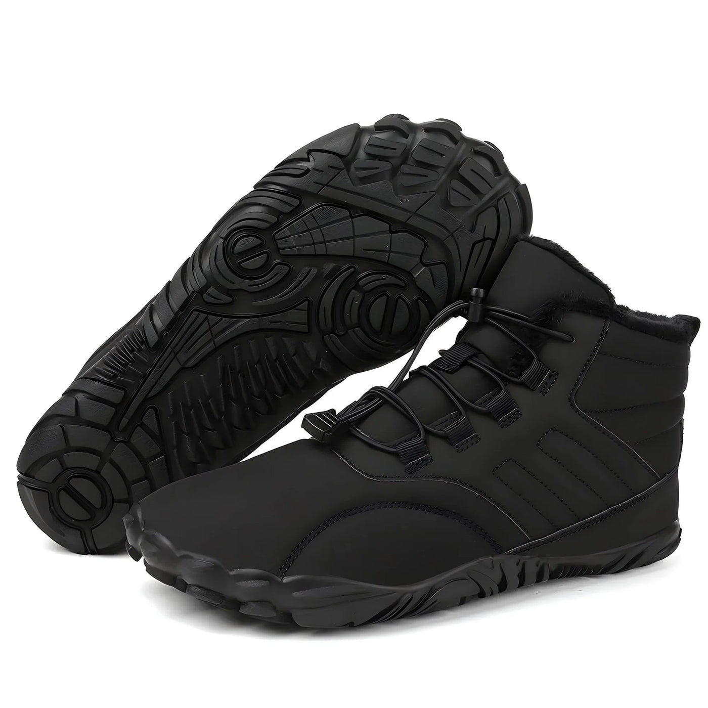 Men's high-top sneakers with a warm and modern design