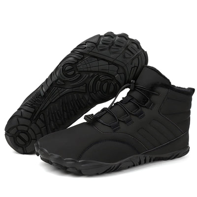 Men's high-top sneakers with a warm and modern design