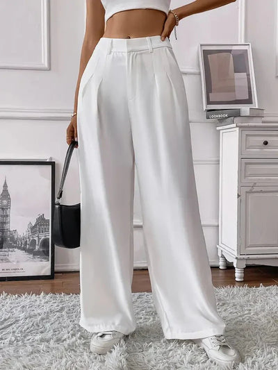 Angela - Tapered Wide Leg Trousers