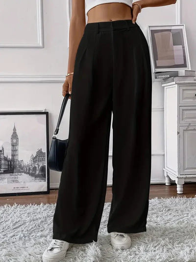 Angela - Tapered Wide Leg Trousers