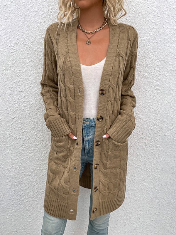 Women's Ribbed Knit Cropped Cardigan with Tie - Ideal Layering Piece