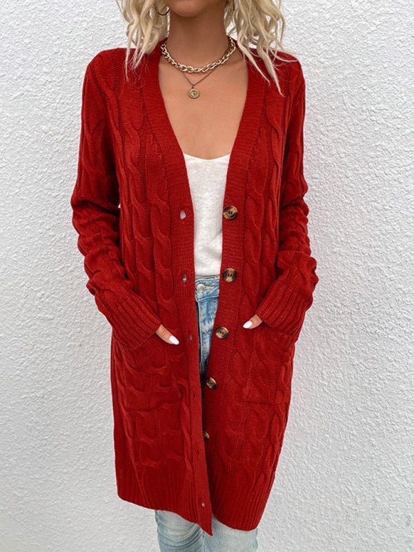 Women's Ribbed Knit Cropped Cardigan with Tie - Ideal Layering Piece