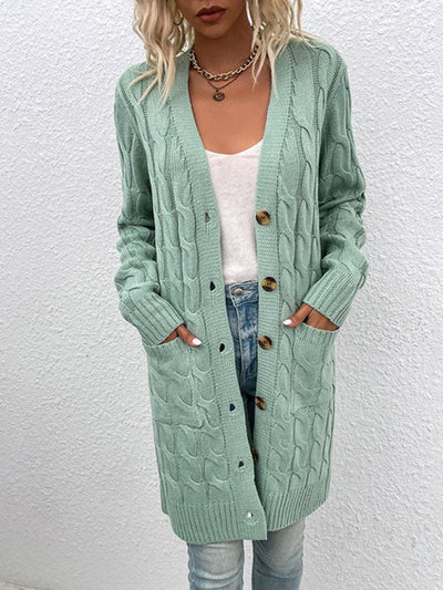 Women's Ribbed Knit Cropped Cardigan with Tie - Ideal Layering Piece