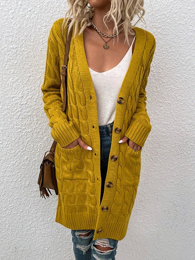 Women's Ribbed Knit Cropped Cardigan with Tie - Ideal Layering Piece