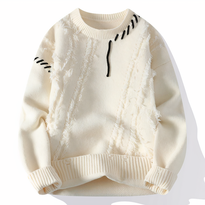 Wide sweater with a modern design, perfect for a current style
